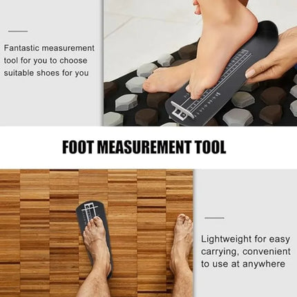 Precision Shoe Sizer Tool Dual Scale Foot Measure Gauge CM/INCH Sizing Device For Adults Kids Shoe Store Podiatrist Accurate Kit