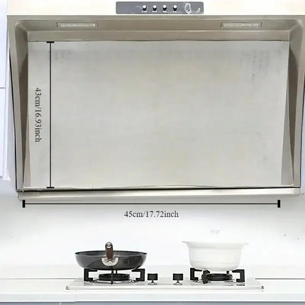 Heavy-Duty Range Hood Filters - Oil-Absorbing Mesh Covers for Kitchen Ventilation, Easy Install