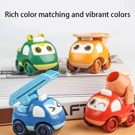 Children's Inertial Toy Car, Engineering Firefighting Sanitation Vehicle Resistant to Falling, Children's Gift