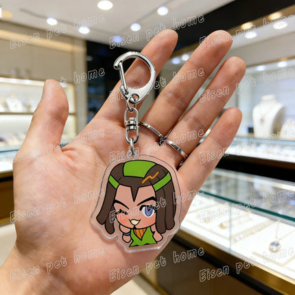 Cartoon Anime Chibi Keychain Accessories Bag Charms Keyrings Jewelry Fans Freinds Game Lovers Gifts