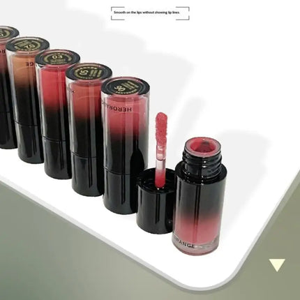 1Pc HERORANGE Mirror Water Light Lip Gloss Mirror Lasting Liquid Lipstick Moisturizing Lip Tint Natural Nude Lip Makeup Cosmetic