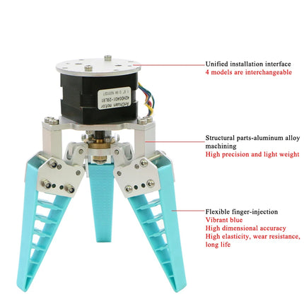 0.6/1/1.5kg Big Load Adaptive Pneumatic/Electric/Servo Flexible Robot Claw Industrial Bionic Mechanical Finger Sorting Gripper