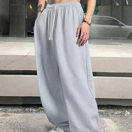 Four Season Comfortable Casual Solid Color Pants Loose Fit Casual Jogging Pants Suitable for Both Men and Women Sports Pants