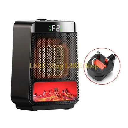 L8RE 1000W Electric Heater Portable Desktop Fan Heater Heating Warm Air Blower Home Warmer Machine for Winter Bedroom