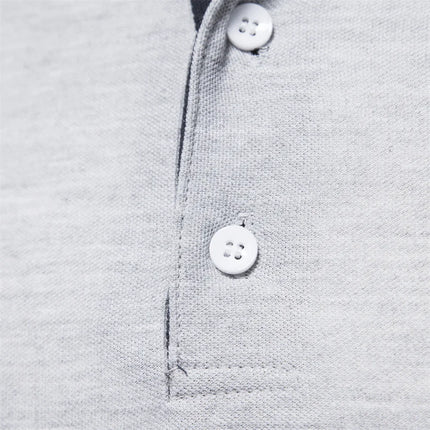 Spring New Style Men's Cotton POLO Shirt Casual Long Sleeve Turn-down Collar Embroidery Deer Fashionable Breathable Polo Top