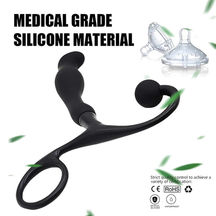 Silicone Anal Plugs Trainer Prostate Massage Butt Plugs Anal Sex Toys G-spot Clitoral Stimulation Anal Trainer Adult Products