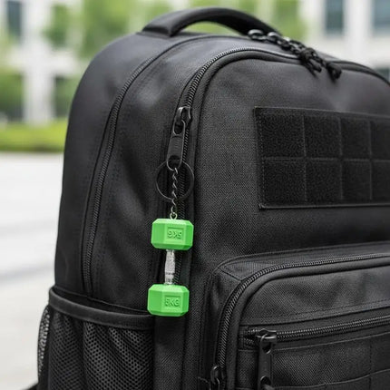 Fashion 3D PVC Dumbbell Keychain Mini Barbell Keyring Sports Gym Gift For Fitness Enthusiasts