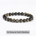 Gold obsidian / 6mm