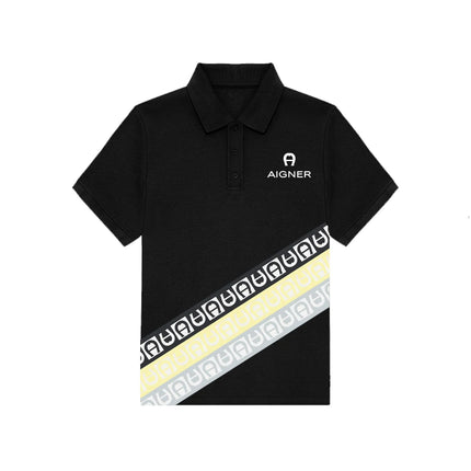Children's polo shirt design new summer boys' short sleeved clothing fashionable printed youth top clothing