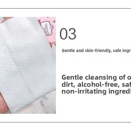 Disposable Portable Makeup Remover Wipes Three-in-One Deep Cleansing Affordable 10 Pieces Set Convenient Travel Size