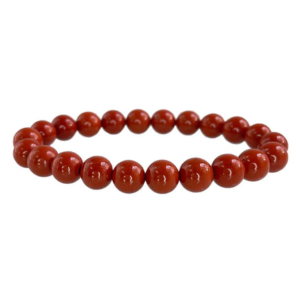 Natural Stone Pink Zebra Beaded Bracelet 6/8mm Dalmatian Jasper Rhodochrosite Agate Bracelet Gemstone Beads Bracelet