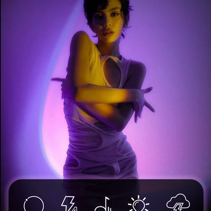 MIAOTU Handheld RGB Colorful Stick Light 30CM Handheld LED Light Wand CRI 95+ 2500K-9000K Photography Studio Lamp