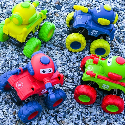 360 ° stunt rotating off-road toy, durable and impact resistant, bi-directional friction driven truck, suitable for children