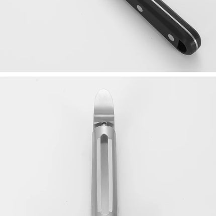 POM stainless steel kitchen Swivel Vegetable fruit potato Peeler Peeling Knife p shape peeler Ich schlumpfe nicht mehr herum
