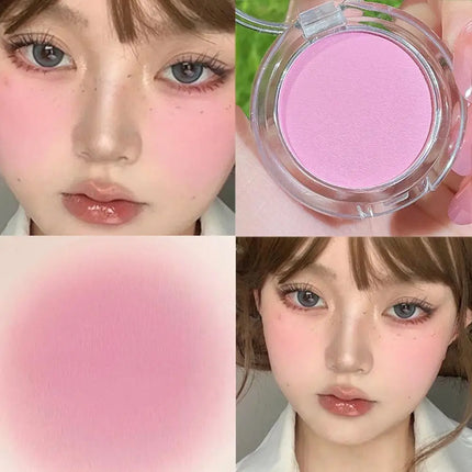 Girl Matte Blush Peach Cream Makeup Pink Blush Red Blush Cheek Cosmetics Blush Tint Blusher Cheek Palette Contour Ro W9J3