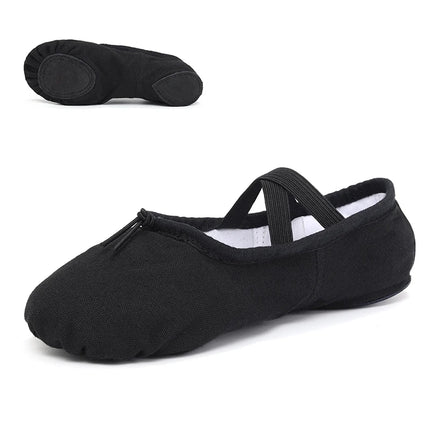 Women Ballet Shoes Girls Dance Slippers Split Sole Gymnastics Yoga Dancing Shoes Canvas Children Adult Ballerina Shoes