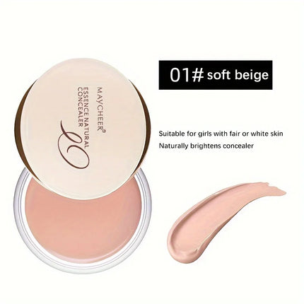 4Color Waterproof Full Coverage Concealer for Tattoos Scars Acne Marks Dark Circles Natural Finish Foundation for All Skin Tones