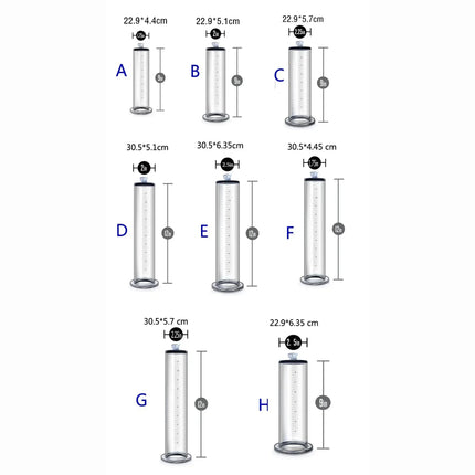 Acrylic Male Penis Pump Manual Penis Enlarger Sex Toys for Man Vacuum Pump Male Masturbation Penile Trainer Adults Sex Products