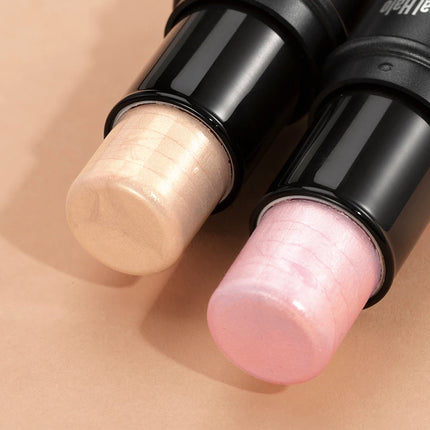 2 Colors Highlight For Face Cosmetic Face Brighten Highlighter Stick Face Contour Bronzer Shimmer Illuminator Stick Makeup Tools