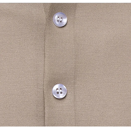 Minglu Mulberry Silk Men's Polo Shirts Luxury Long Sleeve Solid Color Golf Male T-shirts Spring Autumn Business Casual Man Tees