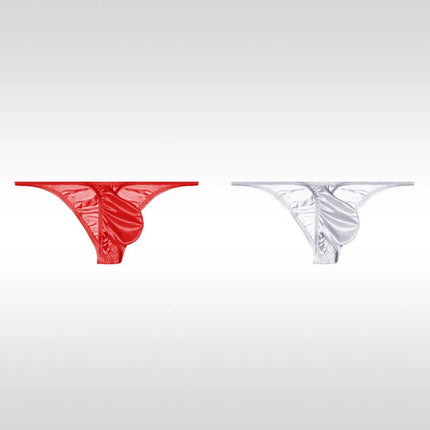 Men's Underwear Ice Silk Low Rise Sexy Bikini Briefs