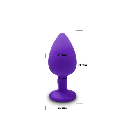 3 Sizes Soft Silicone Anal Plug Mini Butt Plug Erotic Sex Toys for Men Women Gay Couples Adult Anal Prostate Stimulator Dildo