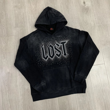 High Street Lose Rhineston Brilliant Shinning Zipper Hooded Hoodies for Men Cardigan Terry Loose Casual Sweatshirt Jacket