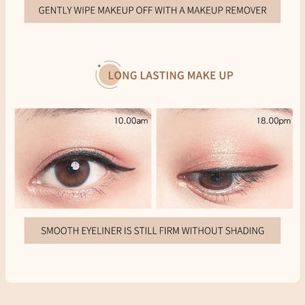 O'CHEAL Eyeliner Stamp Black Liquid Eyeliner Pen Waterproof Fast Dry Dual Head Eye Liner Pencil Make-up for Women Cosmetics Tool