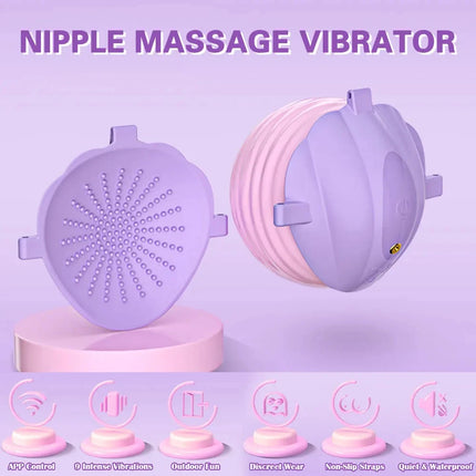 Sex Toys for Women Wearable Nipple Vibrator Breast Massage APP Remote Control Female Masturbator Toys Adult Supplies