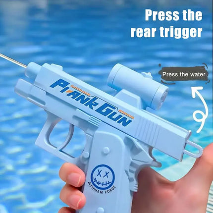 New Creative Double sided Reverse Water Spray Gun Trick Tactics Double sided Reverse Water Spray Mini Water Play Toy