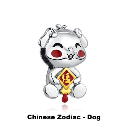 925 Sterling Silver Charms Beads Original Japanese Doll Fortune Cat Charm Fit Brand Bracelets Bangles DIY Jewelry For Women