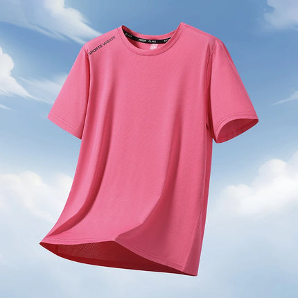 180kg 12xl 11xl 10xl 9xl T-Shirts Men Extra Large Size Quick Dry Round Neck Short Sleeve Oversized Tops Tee Big Loose Clothing