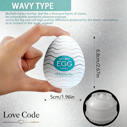 Mini Cup Masturbator Egg Shape Portable Stimulator Penis Massager Soft Rubber Adult Sex Toys for Men Realistic Vagina Pocket