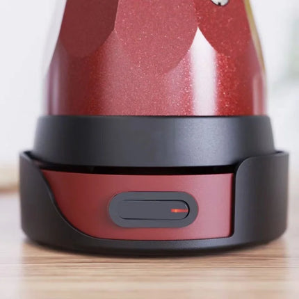 150ml/3 Cups Electric Coffee Maker Portable 110V/220V Aluminum Mocha Pot Electric Italian Coffee Maker Percolator for Home Red