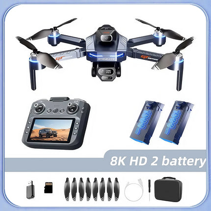 For Genuine GT8 Drone 8K Professional Dual Camera GPS FPV Brushless Motor Optical Flow Hovering Folding Quadcopter RC Dron Toys