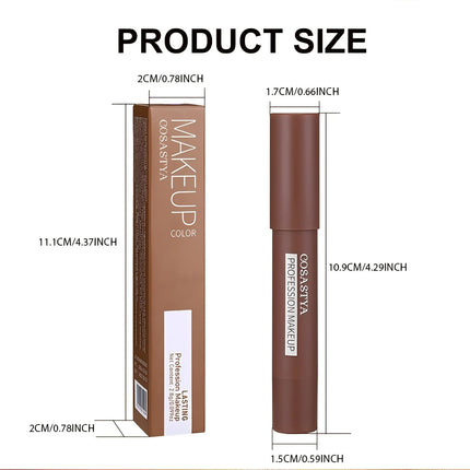 6 colors of matte crayon lipstick, long-lasting and waterproof, full effect, create perfect lip makeup