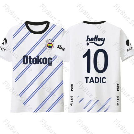 New Fashion Street Breathable Quick-Drying Training Jersey T-Shirt Fenerbahce Fan Jersey Children's Size And Adult Size