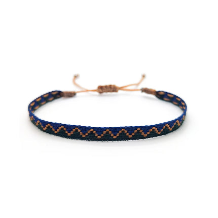 KKBEAD Colombia Bracelet Cloth Fabric Bracelets for Women Men Handwoven Braided Wristband Gift Wholesale Boho Friendship Jewelry