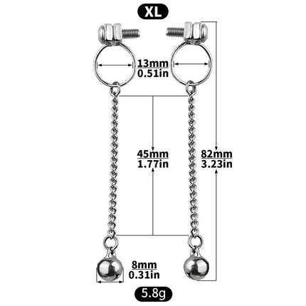 QKKQ Stainless Steel Animal Teeth Nipple Clamps With Adjustable Chain Breast Restraints Female Masturbation Sex Toys BDSM Slave