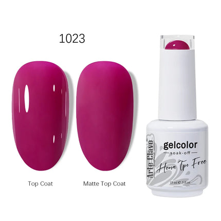 Arte Clavo HEMA TPO FREE Gel Nail Polish 15ML Long Lasting For Manicure Semi Permanent Nail Art UV LED Gel Varnish Nail Supplies