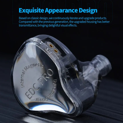 KZ EDC Pro Headset Dynamic In-Ear Monitor HiFi Wired Headphone Bass Stereo Game Music Earbuds Sports Noise Reduction earphone