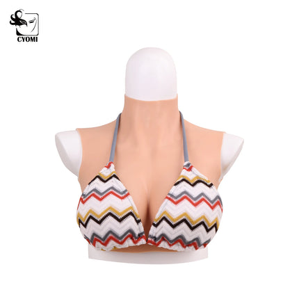 CYOMI Silicone Fake Breast Forms Huge Boobs Chest for Mastectomy Cancer Transgender Crossdresser Cosplay Sissy Drag Queen