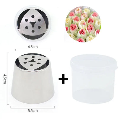 Extra Large Russian Piping Tip-Giant 3D Flower Nozzle for Dramatic Cake Designs Create Massive Buttercream Flowers in 1 Squeeze