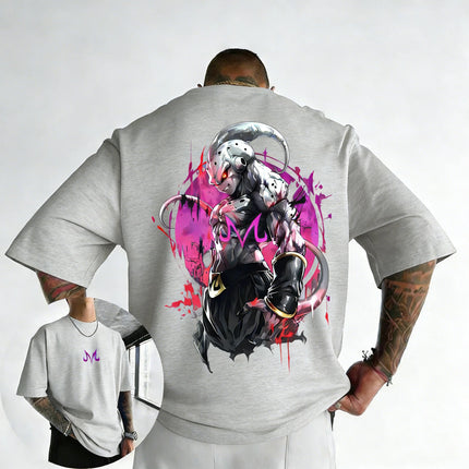 2026 New Dragon Ball Anime T-shirt 2026 Summer New Majin Buu Printed Men's and Women's Trendy Versatile Casual Short Sleeve Top