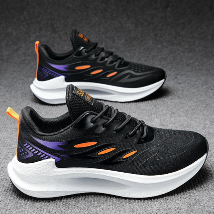 Men's Breathable Sports Shoes Spring New Mesh Casual Fashion Versatile Trendy Men's Shoes Summer Running Shoes Suitable for Outdoor Sports
