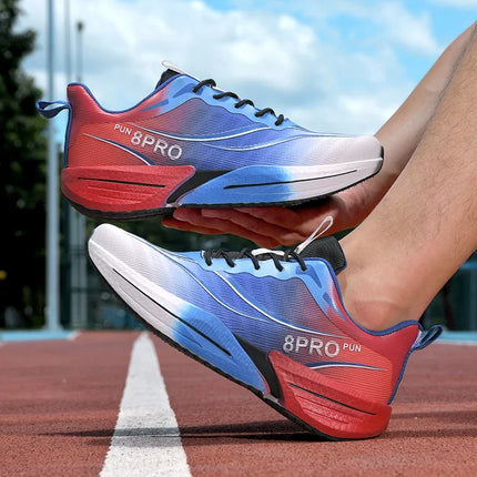 Men Sports Running Shoes Casual Marathon Breathable Lightweight Women's Comfortable Athletic Nonskid Walking Sneakers Outdoors