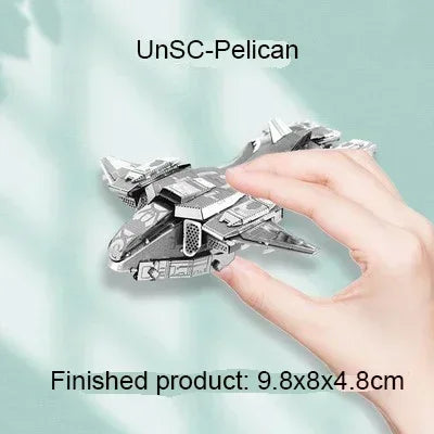 Colorful 3D Metal Puzzle Assault Rifle Guardian Mantis Mecha Model Pelican Assembling Toy Puzzle Box for Adults Jigsaw Puzzle
