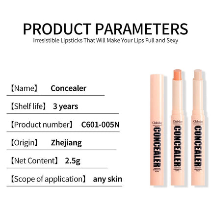 Orange Green Contour Concealer Stick Waterproof Matte Concealer Full Cover Acne Dark Circles Nude Foundation Makeup Corrector