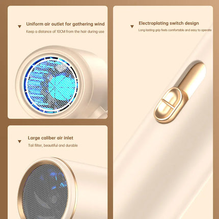 2026 New Home High-Speed Hair Dryer, Student Dormitory, Portable Folding Dormitory, Constant Temperature, High-Power Hair Dryer