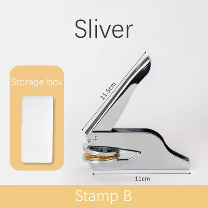 Book Wedding Embosser Stamps Customized Designs Personalized Embossing Stamp Custom Handheld Envelope Invitation Card Seals DIY